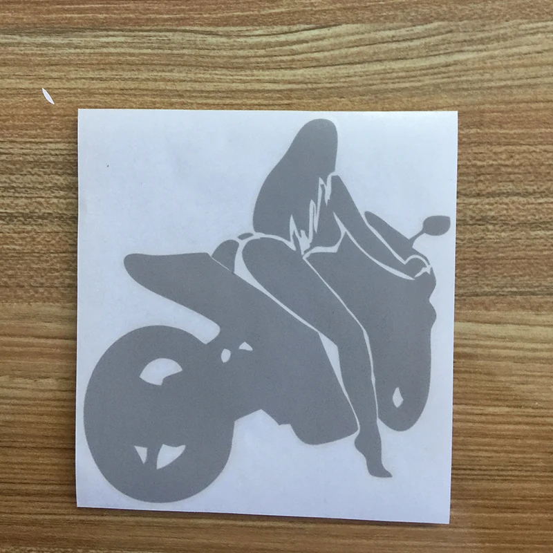 Сексуальная девушка Байкер светоотражающий водонепроницаемый виниловые