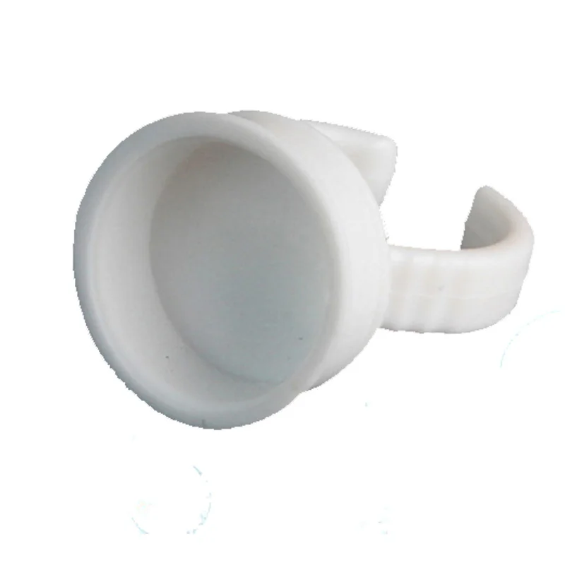 100 шт./компл. одноразовые разделенные пластиковые белые татуировки