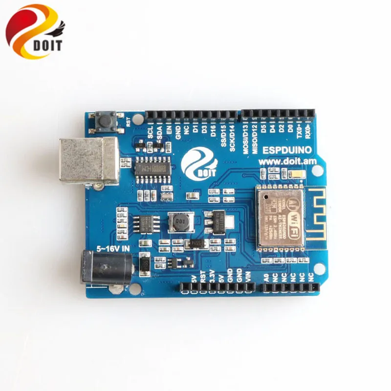 Макетная плата DOIT ESPDuino совместимая с Arduino UNO R3 контроллер Wi-Fi от ESP8266 для