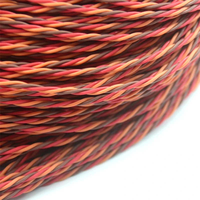 Сервокабель удлинитель OliYin DIY JR цвет 26 # 26AWG 30 метров витой провод без разъема для