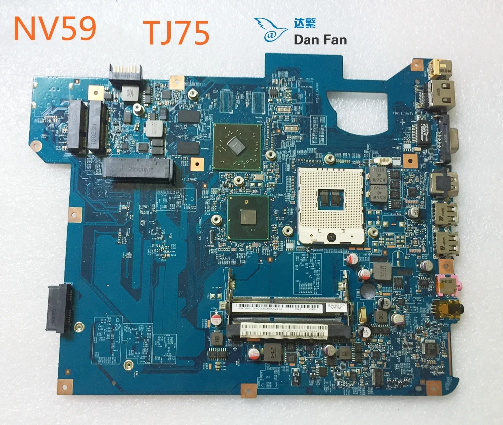 MBBHB01001 для шлюза NV59 TJ75 материнская плата ноутбука SJV50 CP 09284 1 м 48.4GH01.01M 100%