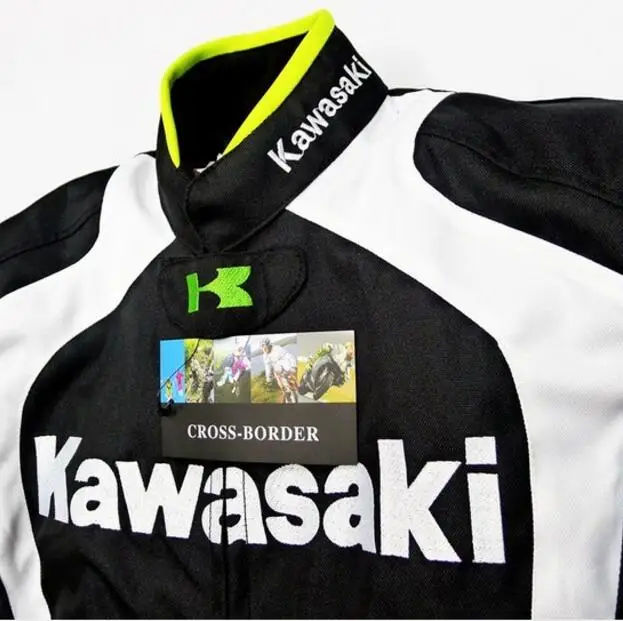 Коллекция KAWASAKI облегающая куртка из ткани Оксфорд мотоциклетные куртки и