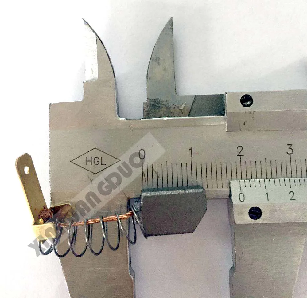1 комплект/2 шт DC шпиндельные щетки, подходит для наших 110 V 500 w щеток шпинделя, щетки двигателя углерода