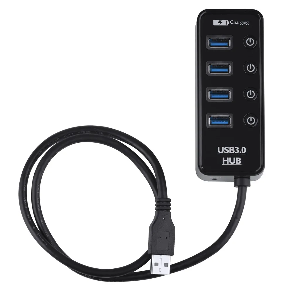 CARPRIE usb хаб USB 3 0 2.4A Зарядка 4 порта s Проводная супер скорость 5 Гбит/с концентратор