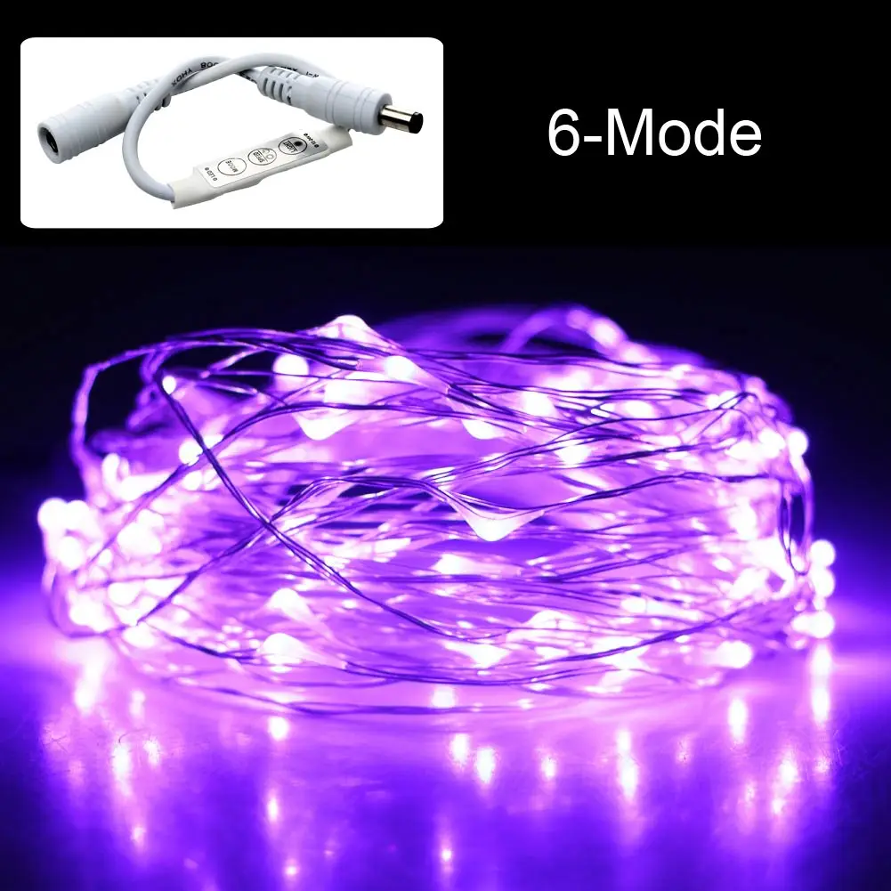 New 10M LED String lights with Dimming Controller Waterproof Holiday lighting For Fairy Christmas Tree Wedding Party Decoration