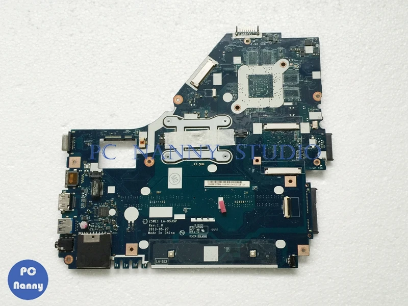Материнская плата PCNANNY Z5WE1 для ноутбука Acer aspire материнская LA-9535P HM70 2117U-CPU DDR3 NB. Meq11002