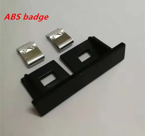 100X ABS Пластик хром матовый серебристый черный передняя решетка эмблемы с