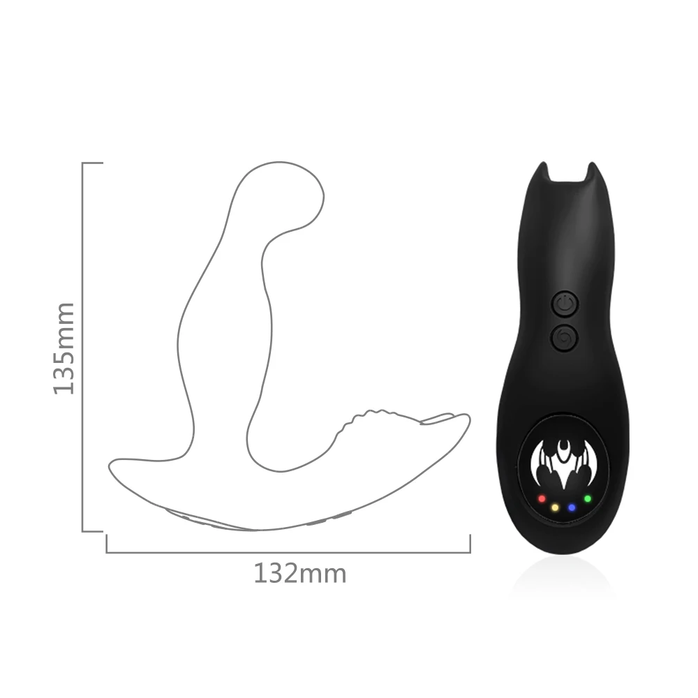 HISO Vibrating Prostate Massager Rotating Anal Vibrator Wireless Plug Gay dildo Remote Control Masturbator 9 Patterns Butt | Красота и