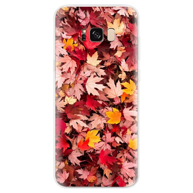 Силиконовый чехол для Samsung Galaxy J1 J3 J4 J5 J6 J7 S9 plus A3 A5 A7 A8 A30 A50 2016 2017 2018 цветочный Funda AB079 |