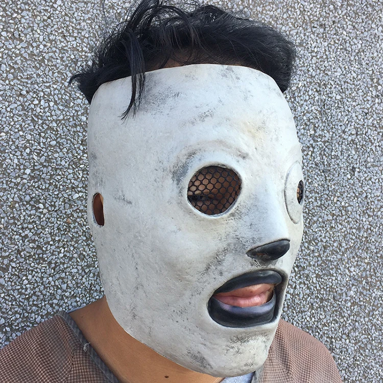 Slipknot маска Кори Тейлор Косплей латексные маски певица ужас костюм реквизит маска вечерние аксессуары для Хэллоуина