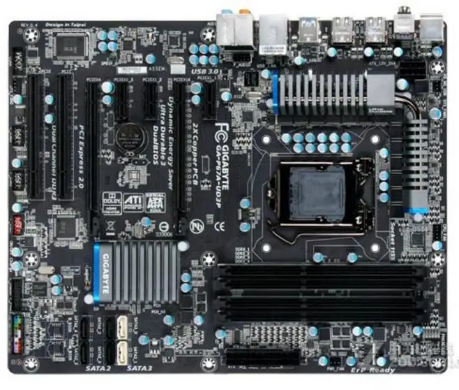 Для Gigabyte GA-P67A-UD3P оригинальная б/у материнская плата для настольного компьютера с