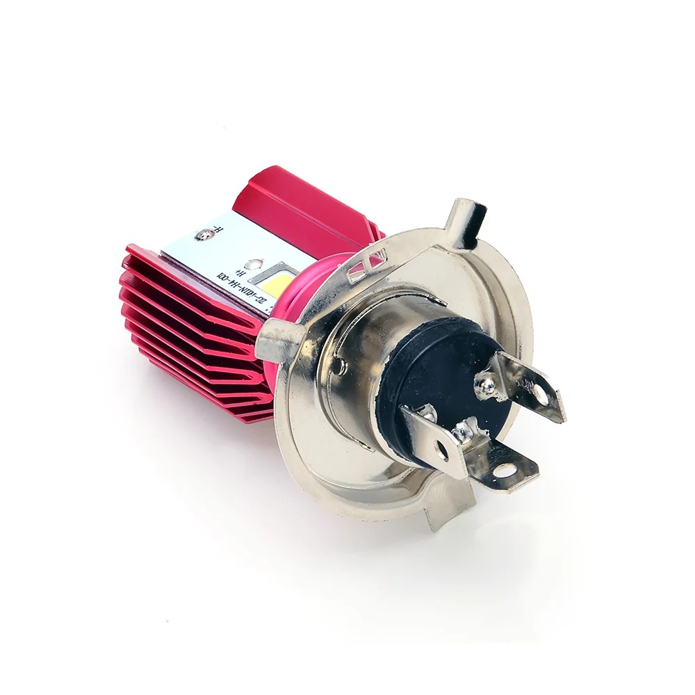 Creadvent H4 HS1 светодиодный мотоцикл лампочка фары постоянного тока 12V 16 Вт 1700LM 6000 К мото светильник аксессуар скутера мотобайк фара
