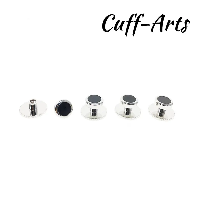 Cuffarts 2018 Новая мода Зажимы для галстука украшения свадебные серебряные родиевая