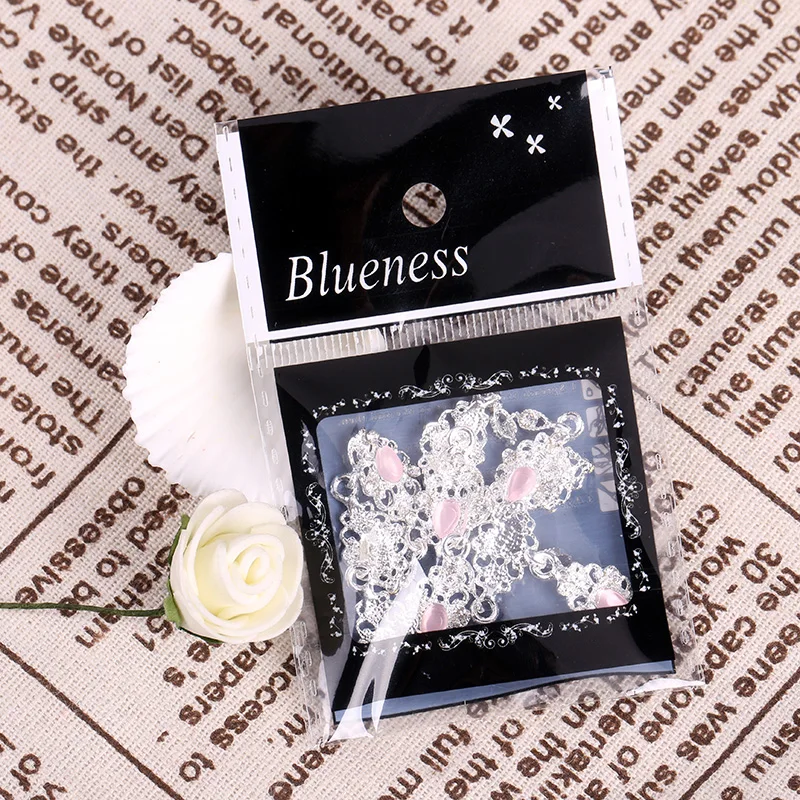 10 шт 3D аксессуары для ногтей металлический Серебряный кулон ноготь дизайн