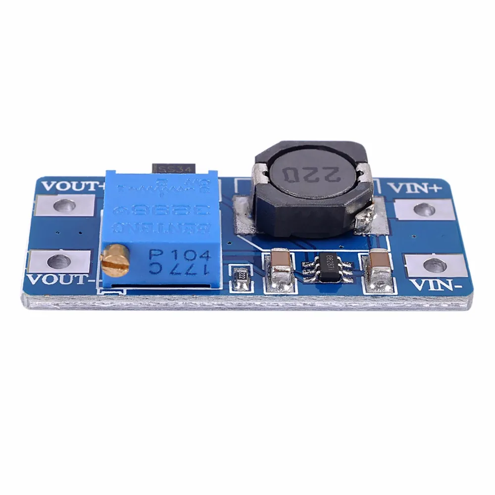 HoBiMart 10x mt3608 2a Макс dc-dc Повышающий Модуль питания MT3608 модуль усилителя 2A Плата #