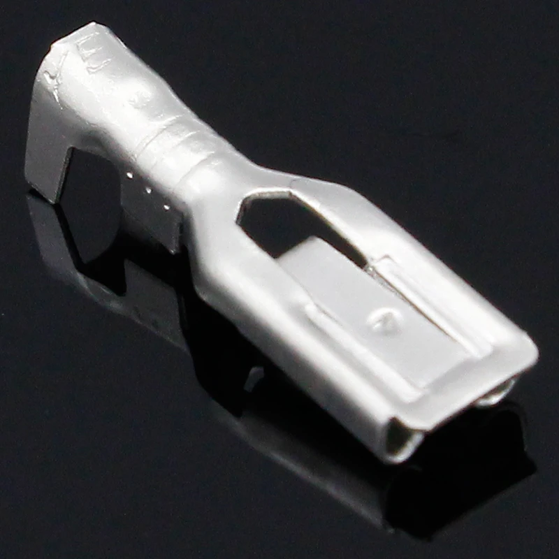 Обжимная Клемма 4 8 мм 50 шт. гнездовой Соединитель с чехол|spade connector|female spade connector4.8mm