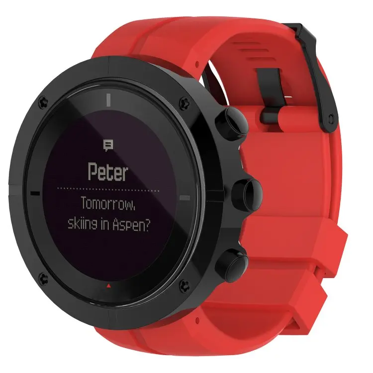 Силиконовый ремешок для часов Suunto Kailash 7R, ремешок для наручных часов на открытом воздухе, браслет для серий Suunto Kailash, браслет для размещения