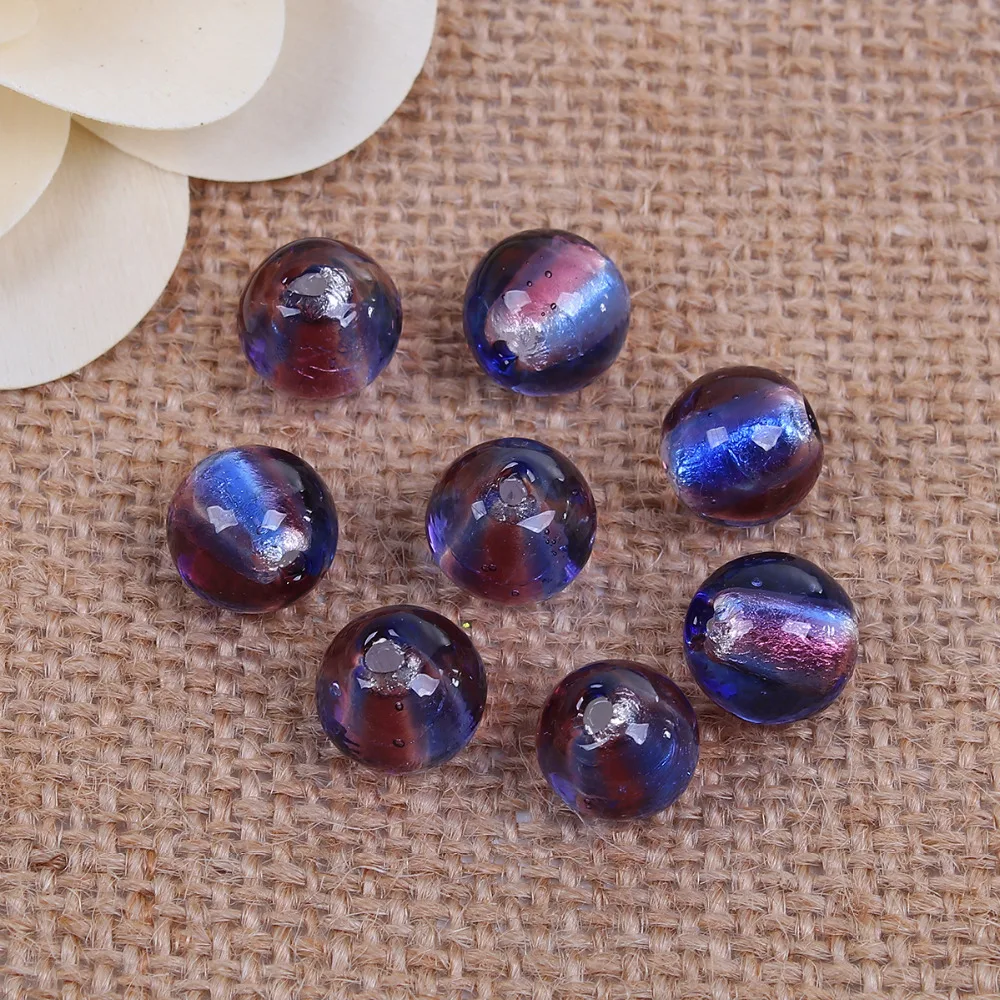 DoreenBeads бисерами из окрашенным стекла Стекло Новинка! Фигурные бусины фиолетового