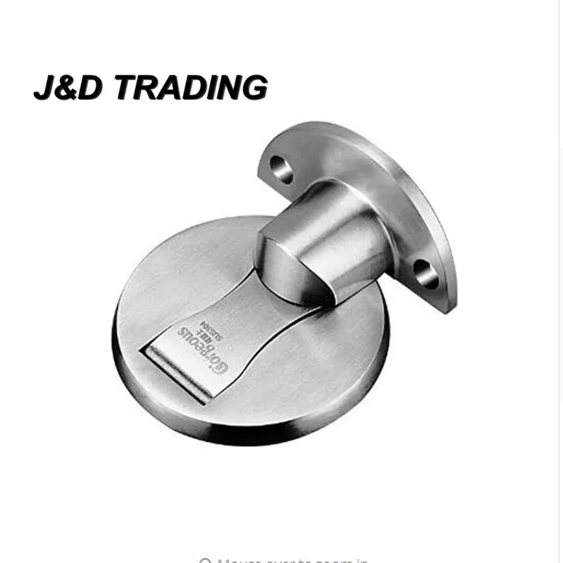 1 шт. дверная пробка из нержавеющей стали магнитный дверной держатель для унитаза