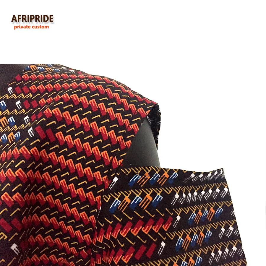 Осенние женские платья AFRIPRIDE, индивидуальное повседневное Хлопковое платье с короткими рукавами и круглым вырезом, длиной до колена, большие размеры, A722545