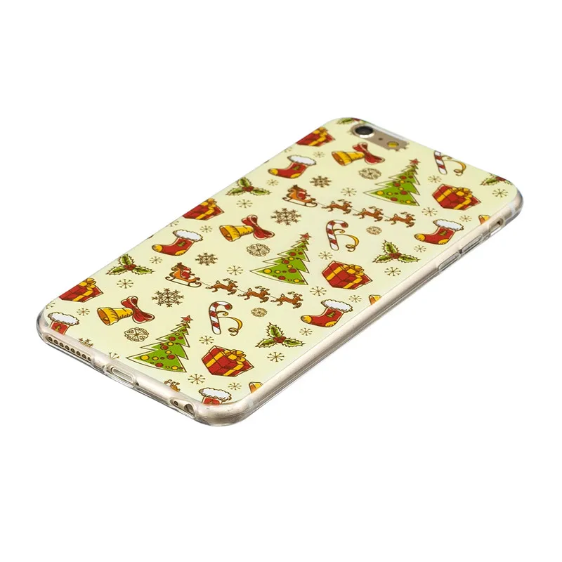 Рождественский фестиваль стиль три сапоги Merry узор телефон чехол для iPhone 6 6S Plus