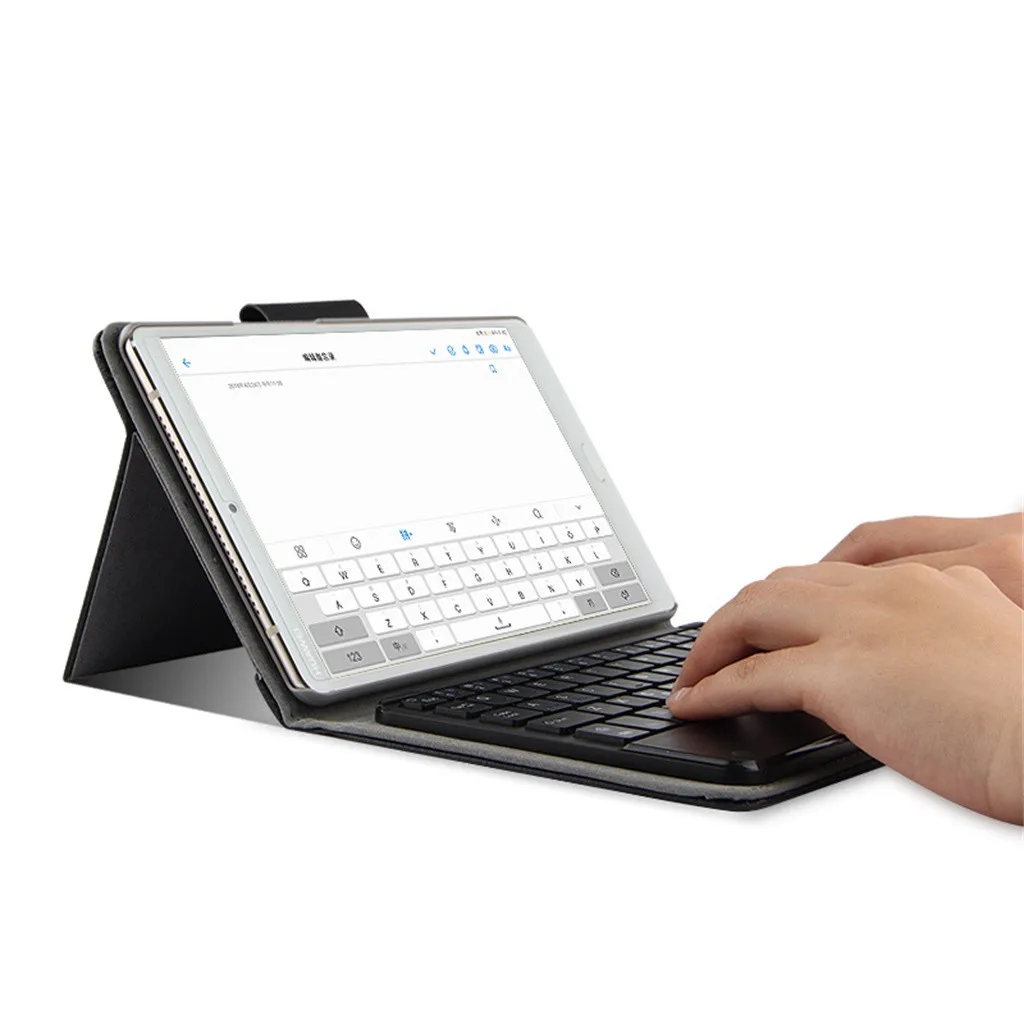 Чехол для планшета Huawei M5 8 4 дюйма MediaPad чехол с Bluetooth клавиатурой кожаный откидной