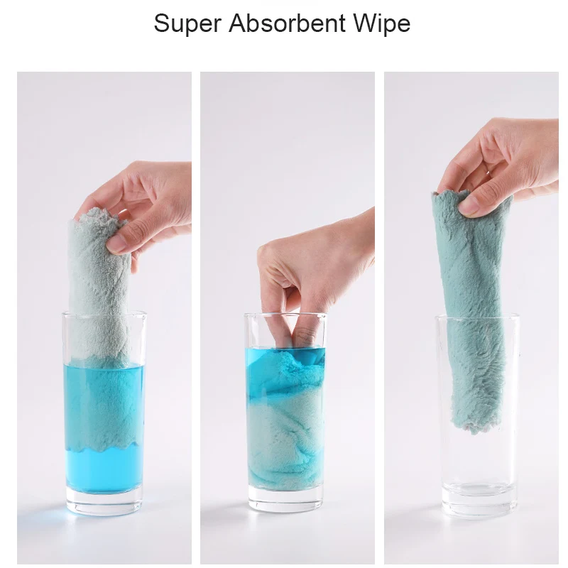 Супервпитывающая ткань из микрофибры для кухонной посуды Высокоэффективная