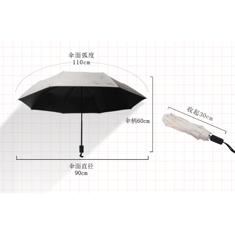 

YADA Design Charms Folding Meteor Umbrella Rain Women uv High Quality Umbrella For Women Brand Windproof Custom Umbrellas YS237