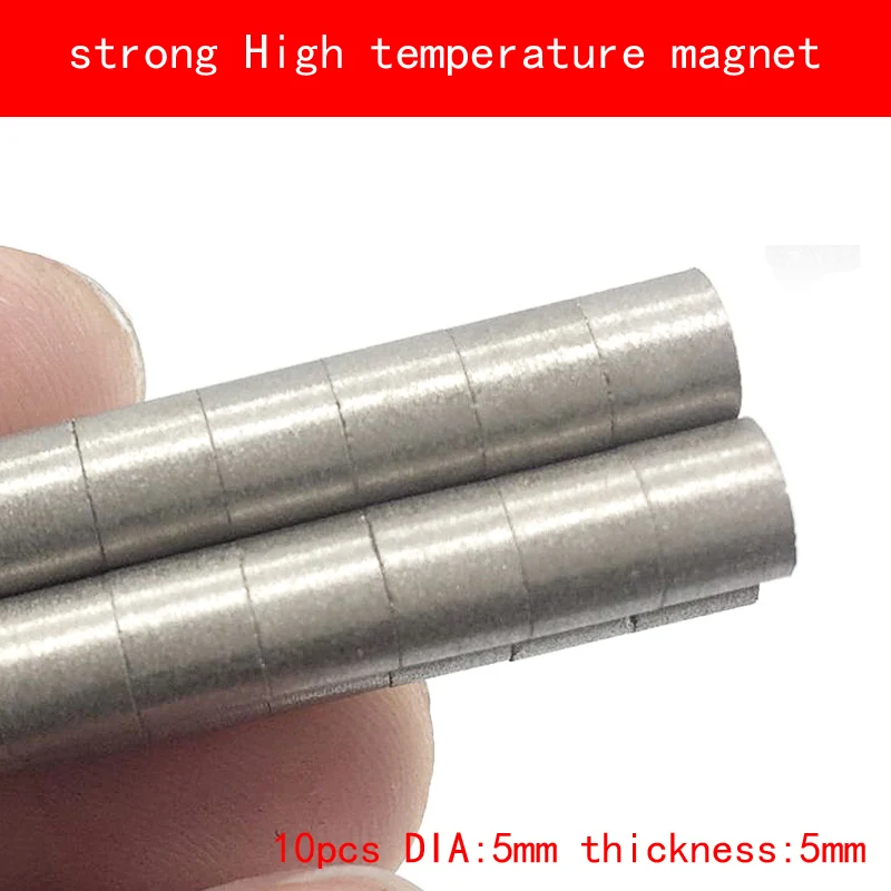 Магнит 5 Х5 мм диаметр максимальная температура 360 градусов Цельсия сильный