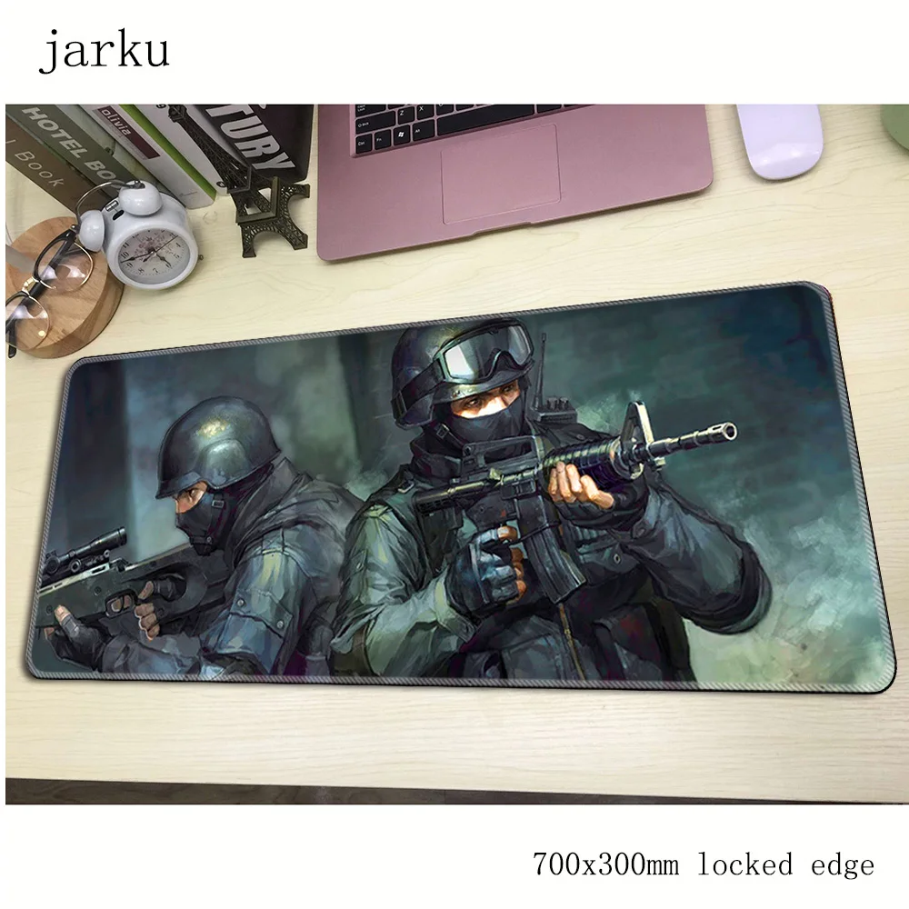 Геймерский коврик для мыши Counter Strike 700x300 мм ноутбука большой игровой с массовой