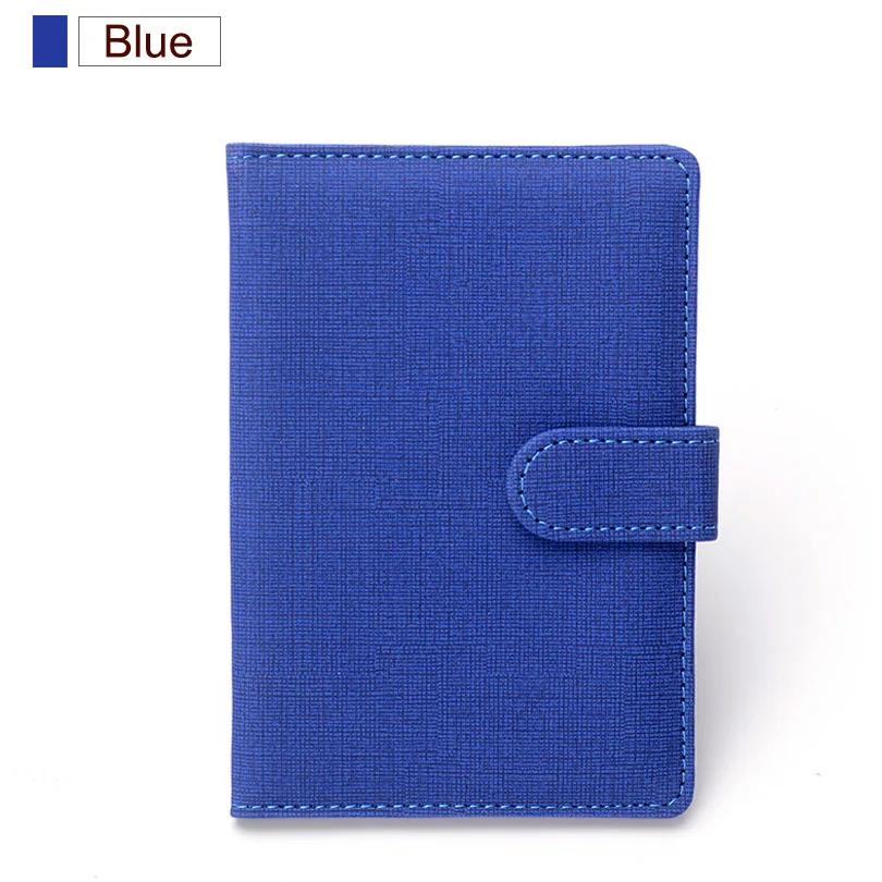 Blue COHEART бренд холст стиль обложка для паспорта Глобальный Универсальный 4 цвета паспорт бумажник для мужчин и женщин Passcard держатель - Цвет: Blue