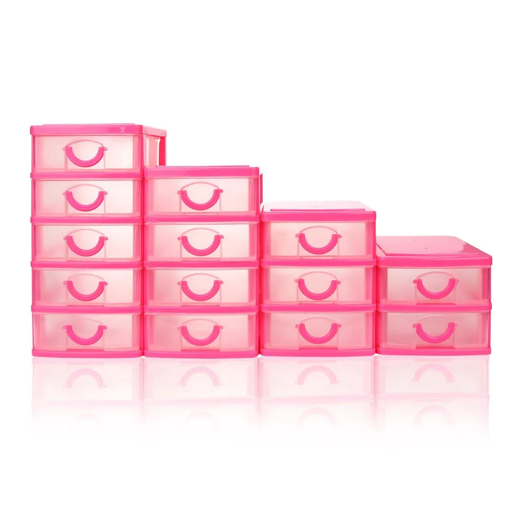 

Durable Plastic Mini Desktop Drawer Sundries Case Small Objects storage box organizer for underwear shoe box shoe organizer #8