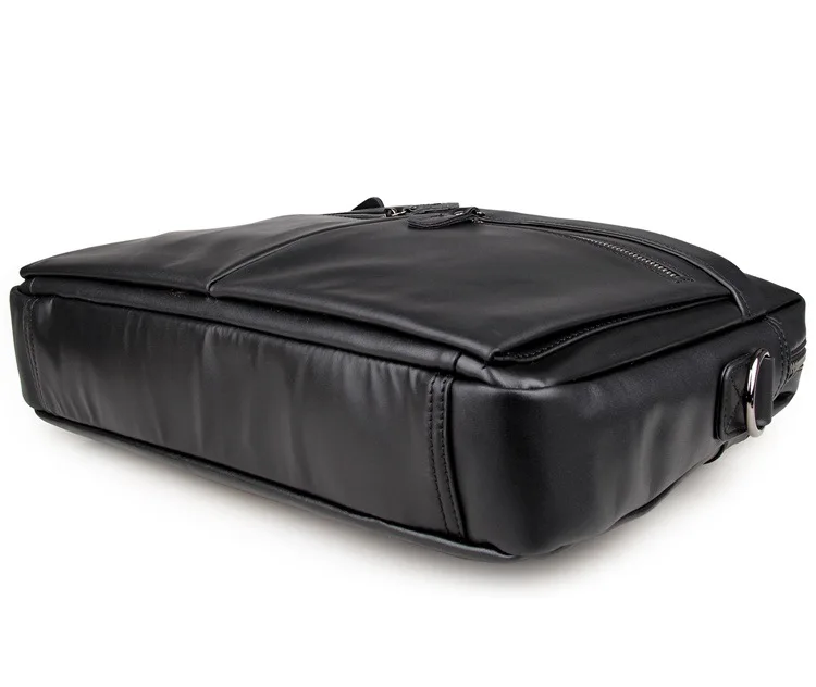 Брендовый мужской портфель из натуральной воловьей кожи 15 дюймов Сумка через