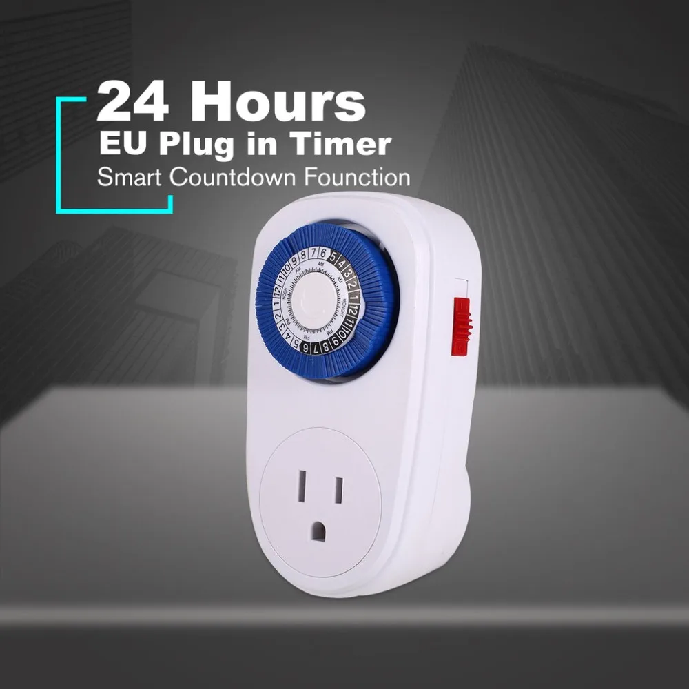 24 часа Plug in механический Заземленный программируемый таймер Smart переключатель с