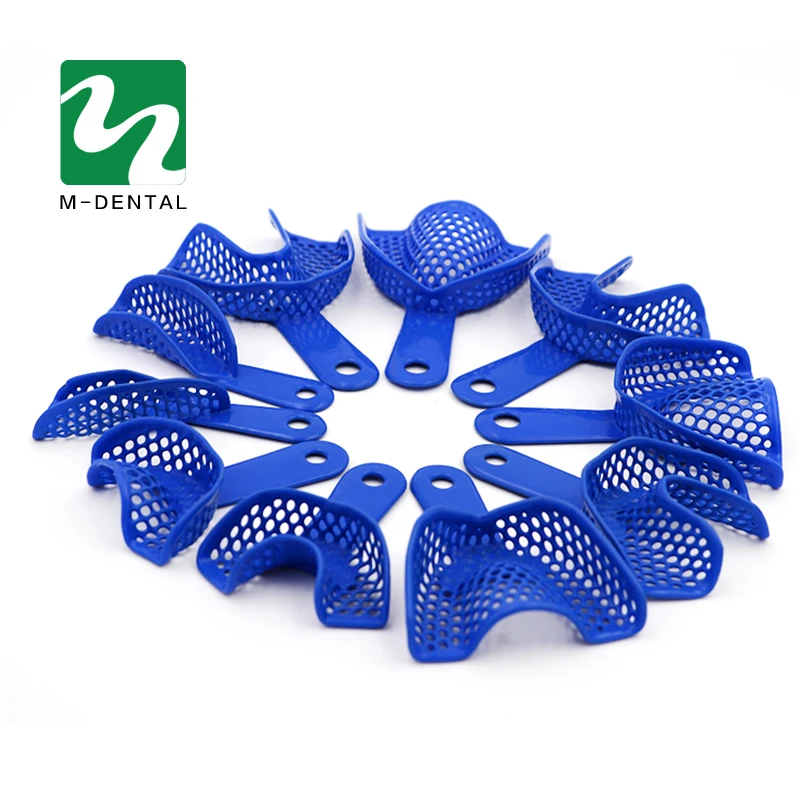 10 шт./компл. пластиковые стальные стоматологические оттискные лотки для гигиены
