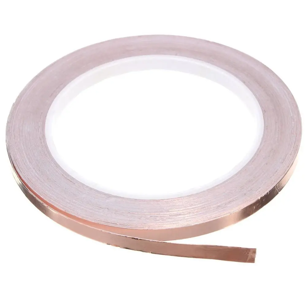 HOT 6mmx20 м рулон Медный Лист самоклеящаяся Лента Медная Фольга|foil tape|foil copperfoil roll |