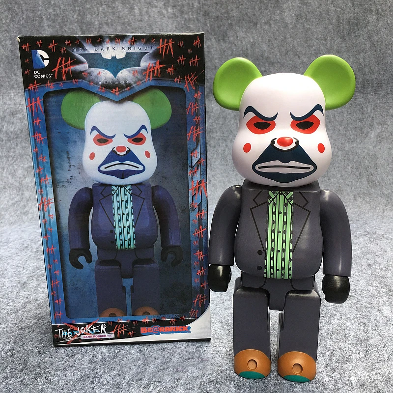 

The Joker Bearbrick Action Figure 400% Bearbrick Cos The Joker Doll PVC figure Toy Brinquedos Anime 28CM