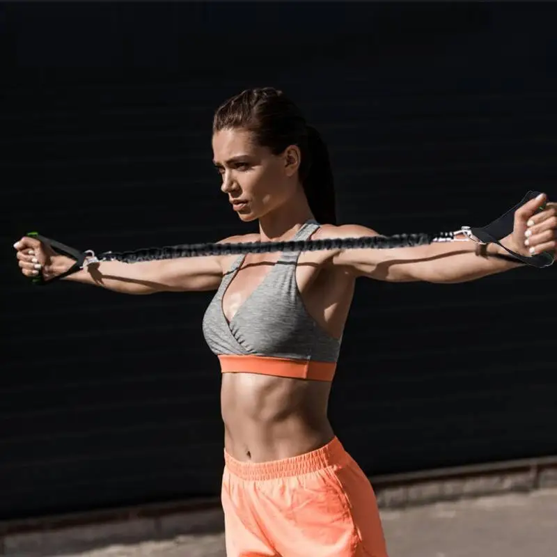 Resistance Band Fitness Bouncing Trainer Rope Sports Bands Set Strength Training Equipment | Красота и здоровье