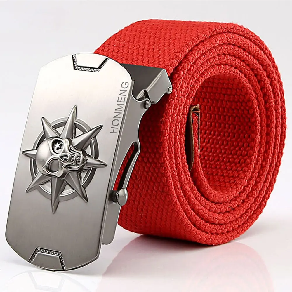 Ремень с объемным черепом для мужчин тактический военный инвентарь мужской