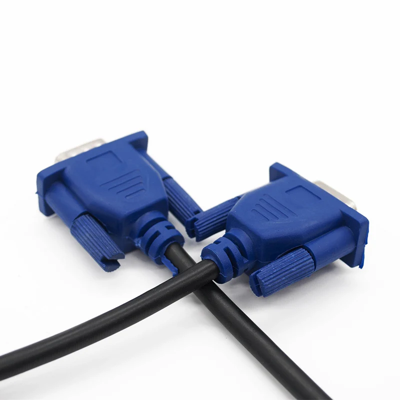 1 шт. Новый Синий 5 м 15 PIN VGA HDB15 SUPER M/M мужчинами Соединительный кабель удлинитель