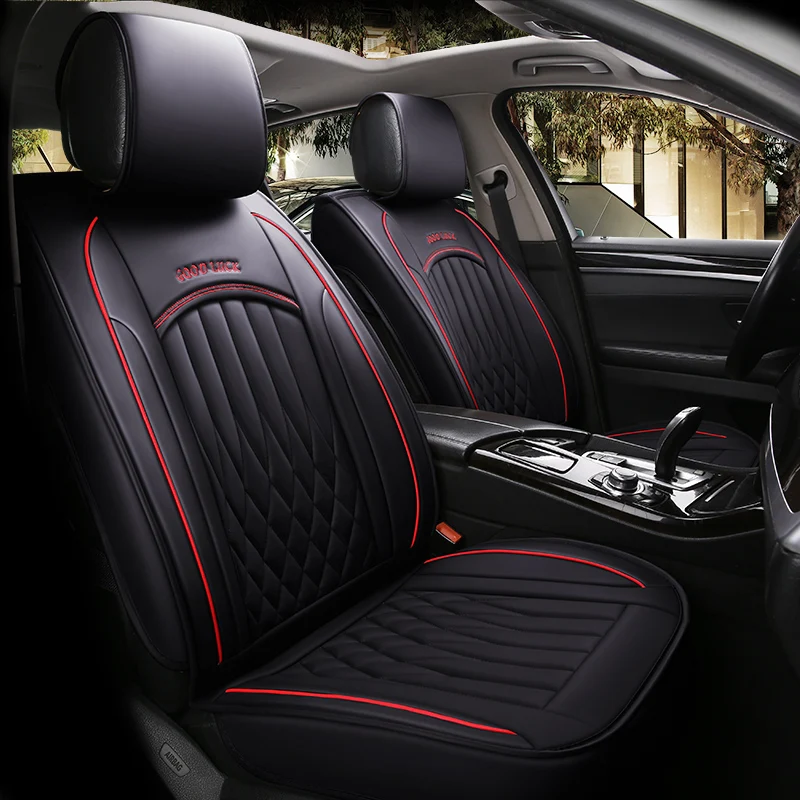 Автомобильные универсальные чехлы для сидений из искусственной кожи