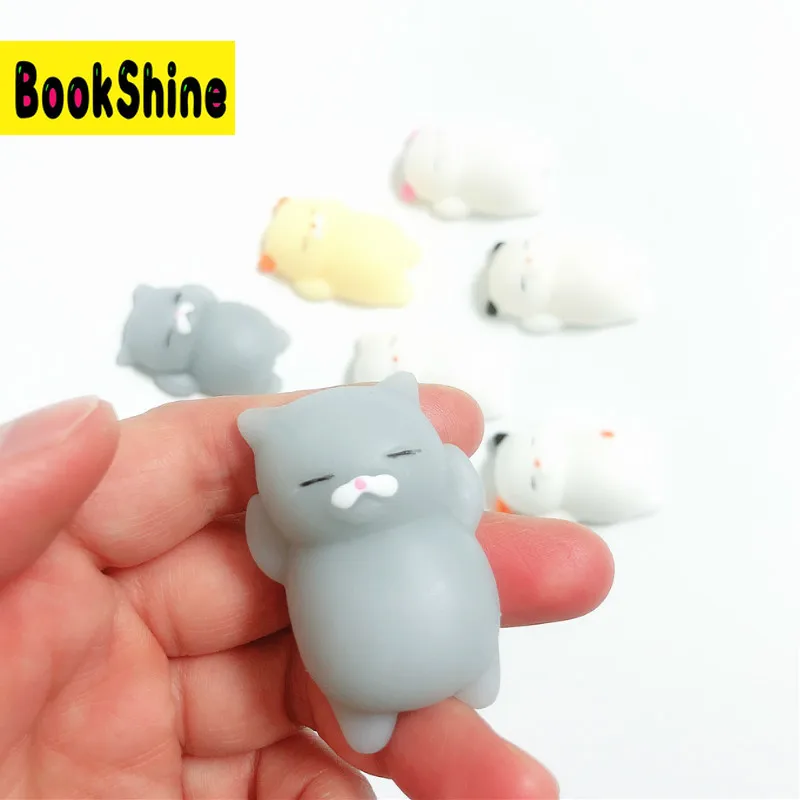 1pc Kawaii Collection Squishy Cat Squeeze Healing Fun Kids Toy Stress Reliever Decor Squishys Gift Anti Toys | Игрушки и хобби