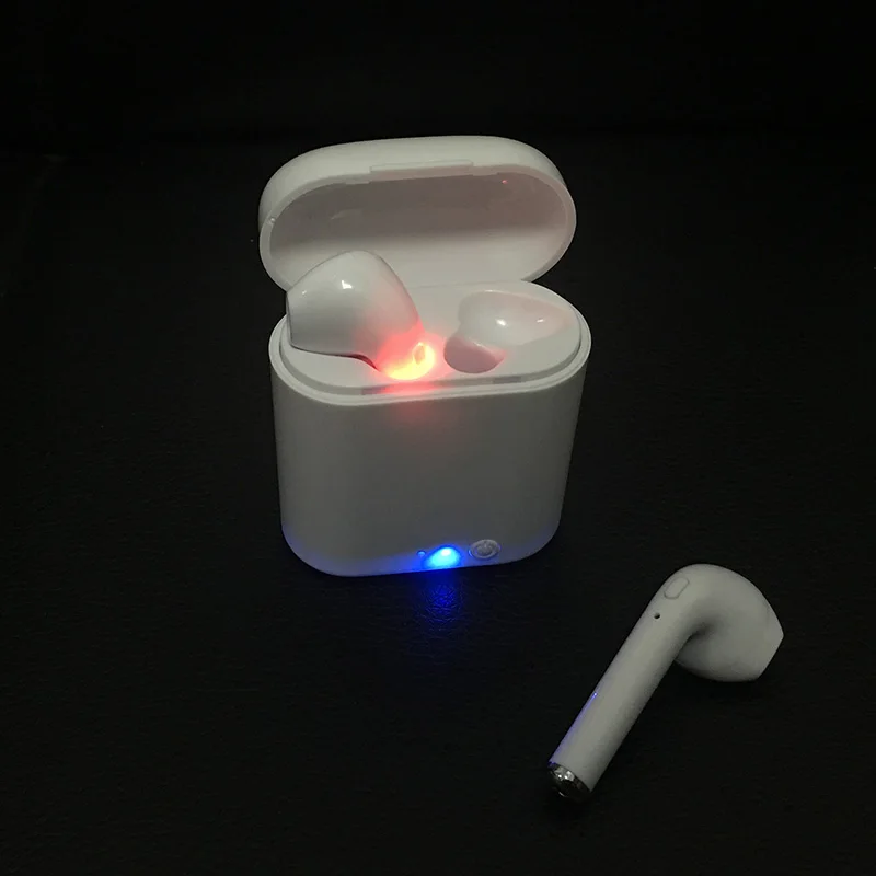 20 шт./лот новые высококачественные маленькие беспроводные Bluetooth наушники i7 Mini TWS