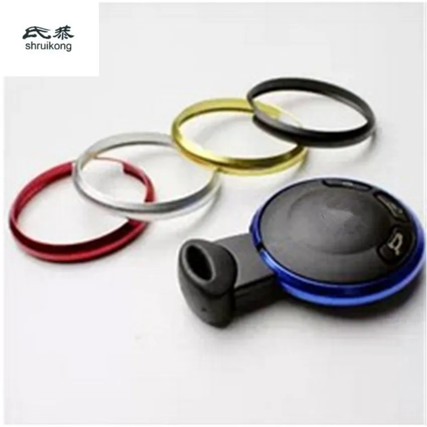 

1PC Car Key Ring Skirts Decoration Cover Circle of Senior Aviation Aluminum Alloy Material for Mini Cooper R55 R56 R60 R61