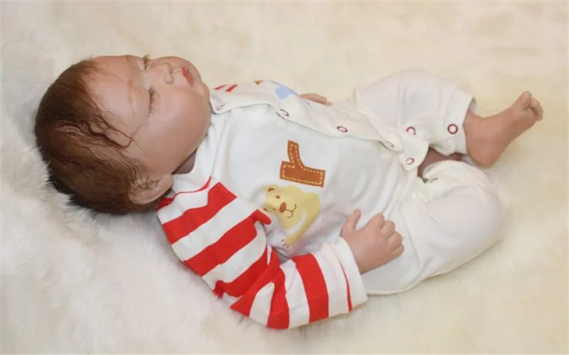 Кукла реборн силиконовая Мягкая 50 см 20 дюймов|reborn girl|silicone reborndoll bebe |