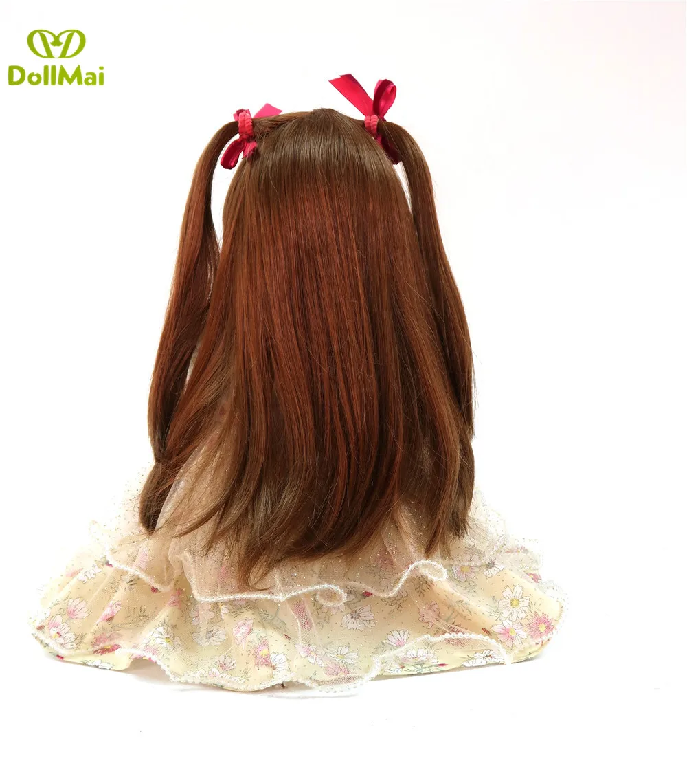 Кукла-реборн Bebe Boneca силиконовая виниловая кукла-девочка большой размер 60 см