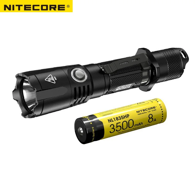 Светодиодный тактический фонарик NITECORE MH25GTS CREE XHP35 HD 1800 лм зарядка через USB