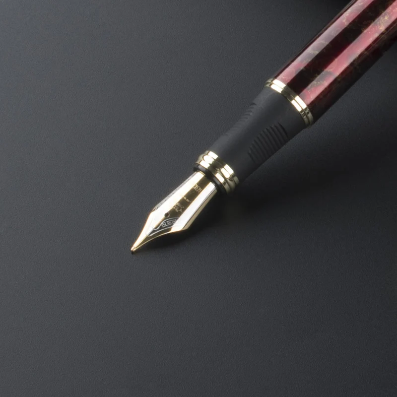 JINHAO X450 классические винно-красные перьевые ручки M Nib офисные школьные
