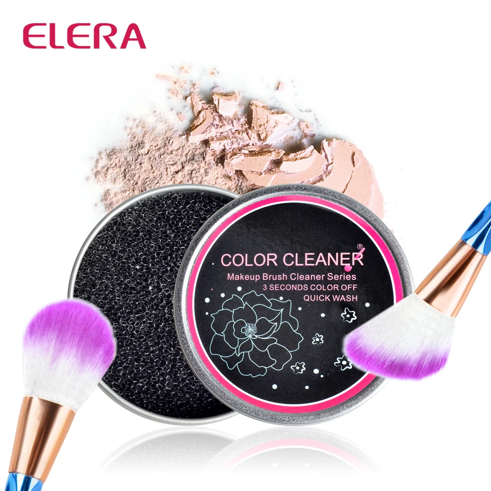 3 секунды Цвет скидка! Макияж Кисточки очиститель губка для удаления от тени век