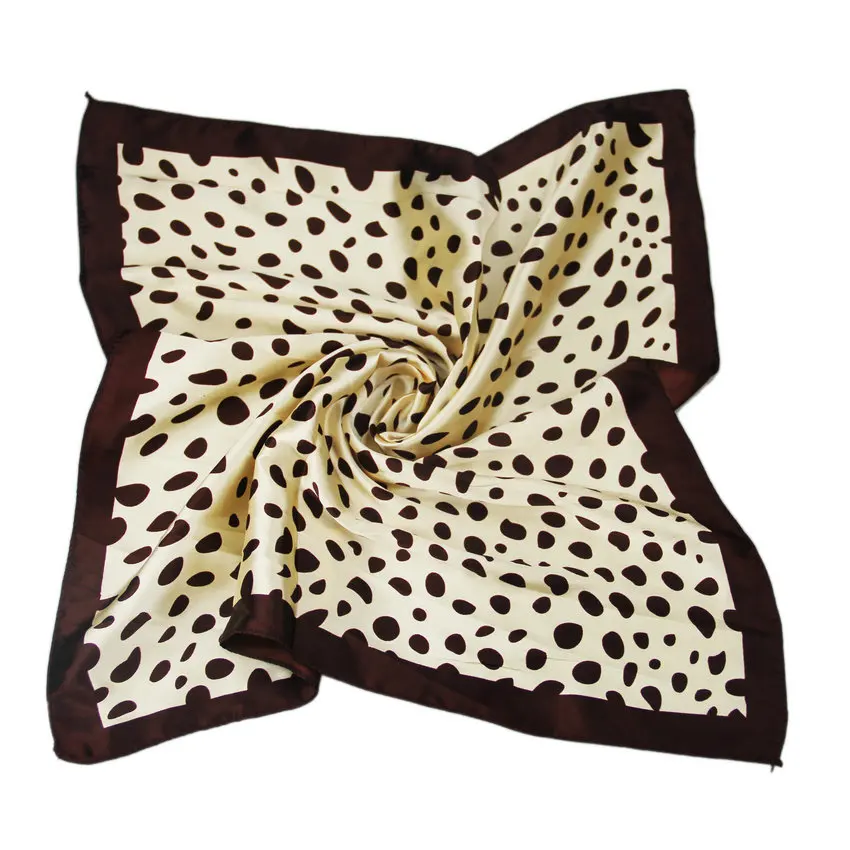 Горячая весна лето леди бандана шарфы Роскошный бренд женский шелковый шарф